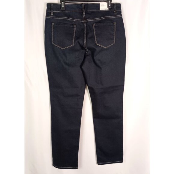 Code Bleu Chelsea Classic Rise Tummy Slimming Straight Jeans 14 NWT - Picture 9 of 11